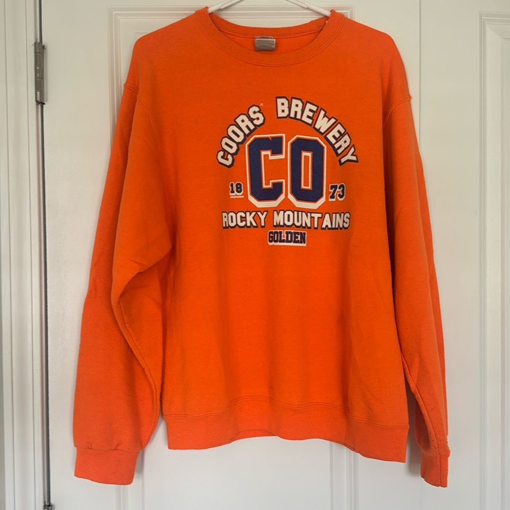 Vintage Coors Brewery sweater